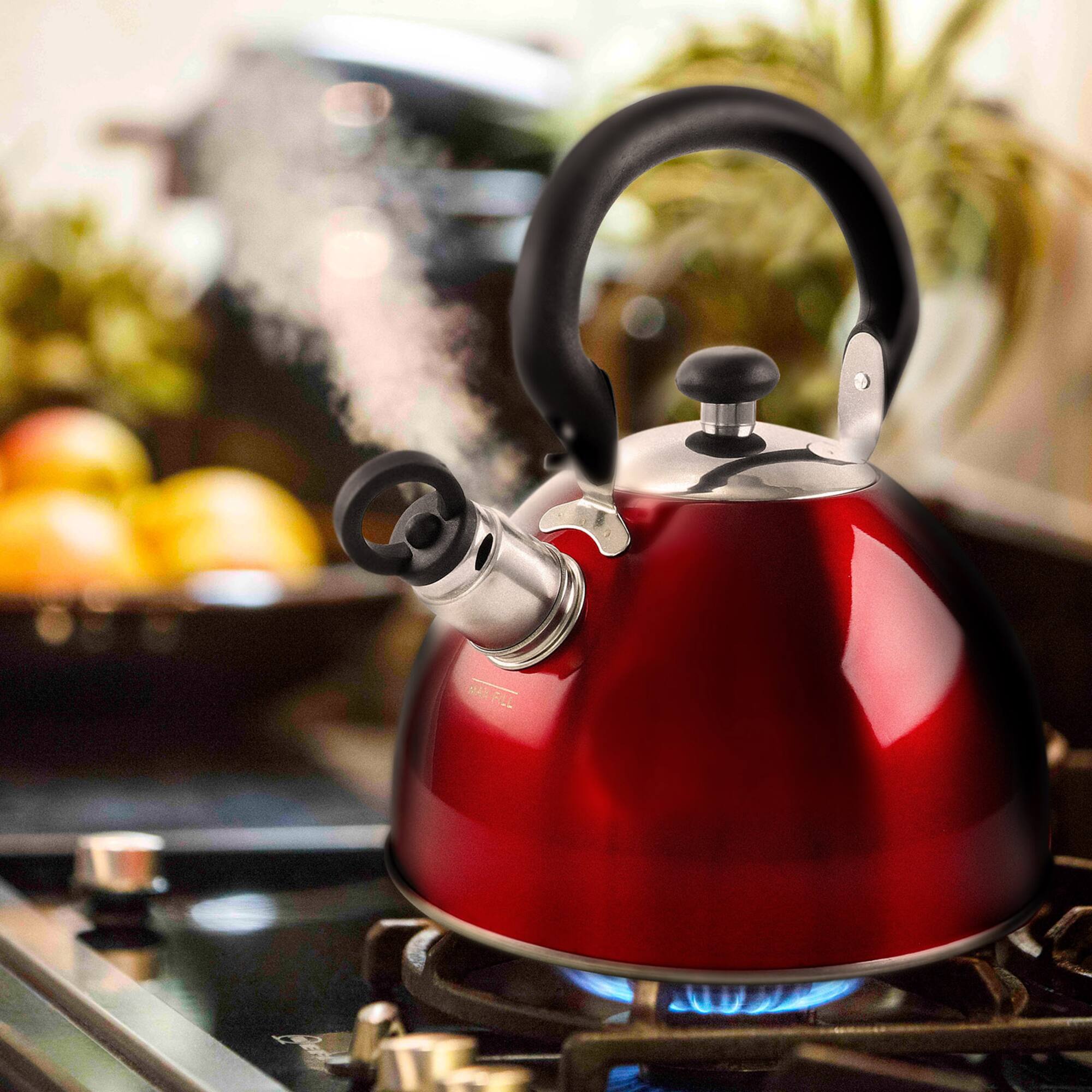 Mr. Coffee Morbern 1.8qt. Red Tea Kettle